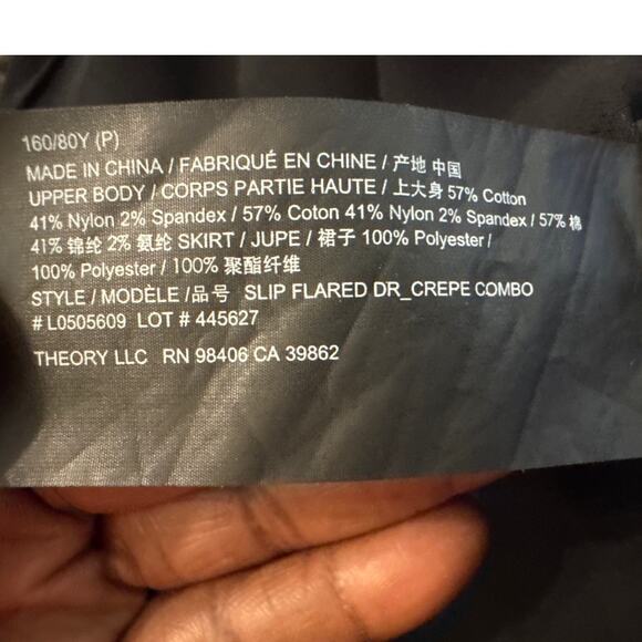 Theory Black Midi Dress - Picture 8 of 9